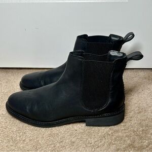 Clarks Cologne Arlo 2 Chelsea Boot, Black Leather, Sz 10